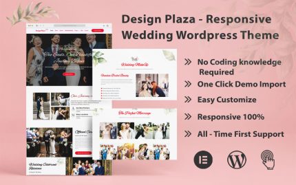Design Plaza - Mobil Uyumlu Düğün WordPress Teması