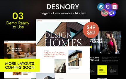 Desnory - Premier Çok Amaçlı WordPress CMS Elementor Teması