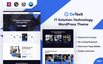Detech - BT Çözümü WordPress Teması