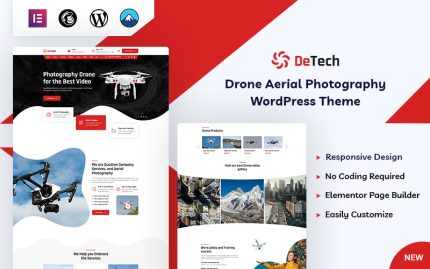 Detech - Drone WordPress Teması