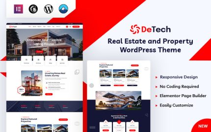 Detech - Emlak WordPress Teması
