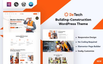Detech - İnşaat WordPress Teması