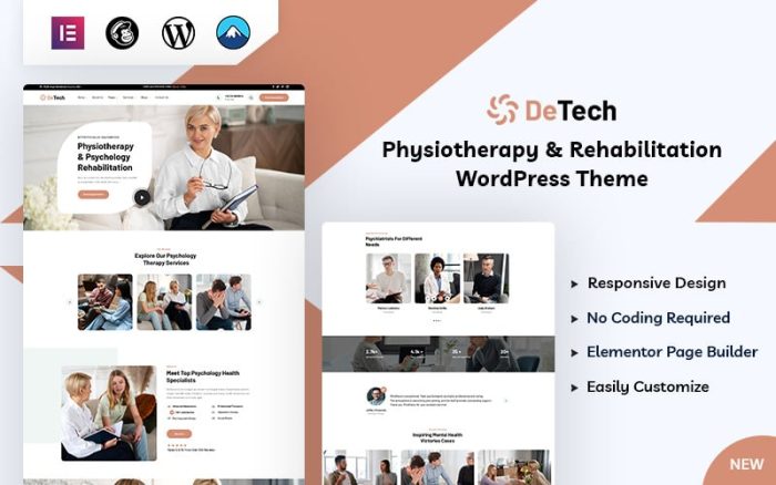 Detech - Psikoloji WordPress Teması