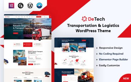 Detech - Taşımacılık WordPress Teması