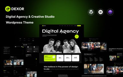 Dexor - Dijital Ajans Ve Yaratıcı Stüdyo WordPress Teması