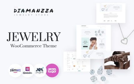 Diamanzza - Mücevherat WooCommerce Teması
