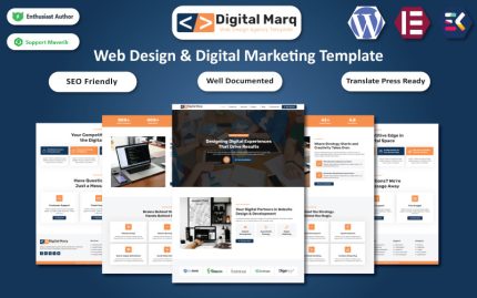 Digital Marq - Web Tasarım ve Dijital Pazarlama Ajansı Elementor Teması