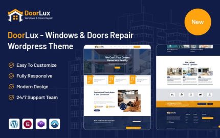 Doorlux – Pencere ve Kapı Servisi WordPress Teması