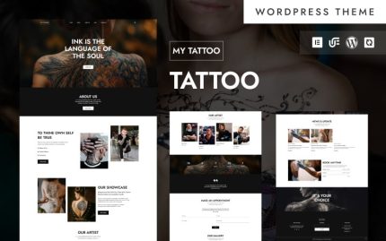 Dövmem - Dövme Stüdyosu ve Vücut Sanatı WordPress Elementor Teması