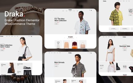 Draka - Moda Elementor WooCommerce Teması