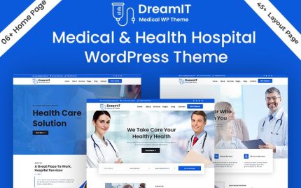 DreamIT - Tıbbi Klinik ve Sağlık Bakımı WordPress Teması