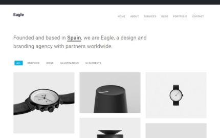 Eagle - Mobil Uyumlu Minimal WordPress Teması