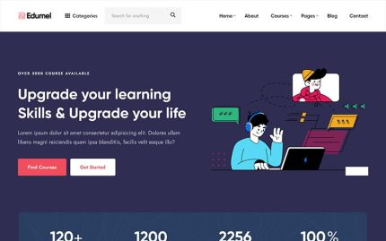 Edumel - Eğitim LMS WordPress Teması