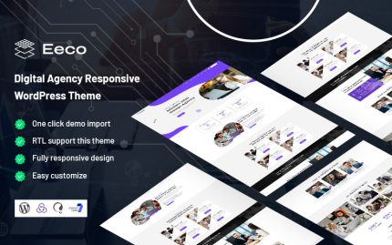 Eeco - Mobil Uyumlu Dijital Ajans WordPress Teması