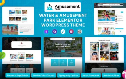 Eğlence Parkı Elementor WordPress Teması