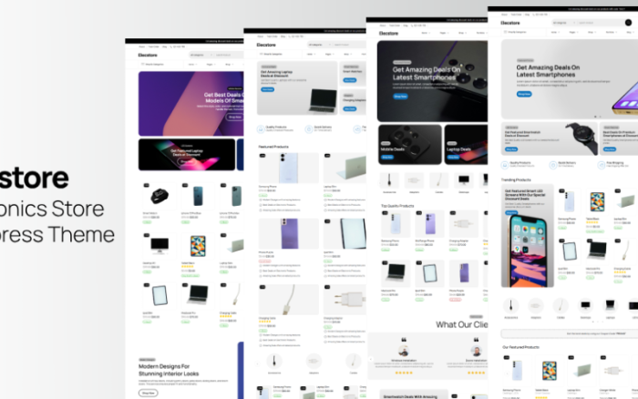 Elecstore - Modern Elektronik Mağazası WooCommerce Teması