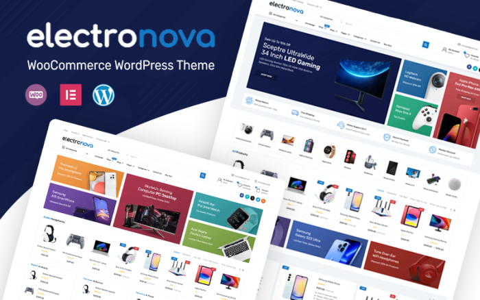 ElectroNova - Modern Elektro Ürünler WooCommerce Teması
