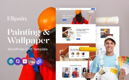 Elipain - Boyama ve Duvar Kağıdı Çok Amaçlı WordPress Elementor Teması