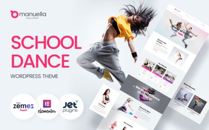 Emanuella - Mobil Uyumlu Dans Okulu WordPress Teması
