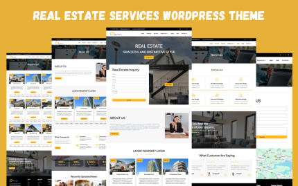 Emlak Hizmetleri ve Temsilci WordPress Teması