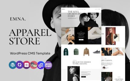 Emna - Giyim ve Giyim Çok Amaçlı WordPress Elementor Teması