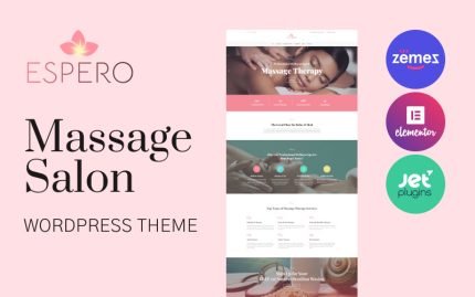 Espero - Mobil Uyumlu Masaj Salonu WordPress Teması