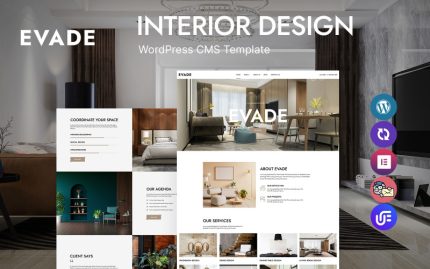 Evade - İç Tasarım Stüdyosu WordPress Teması