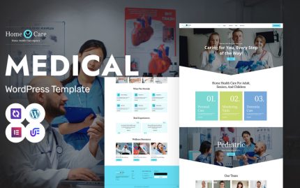 Evde Bakım - Yaşlı Bakımı ve Hemşirelik Hizmetleri WordPress Elementor Teması