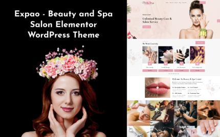 Expao - Güzellik ve Spa Salonu Elementor WordPress Teması