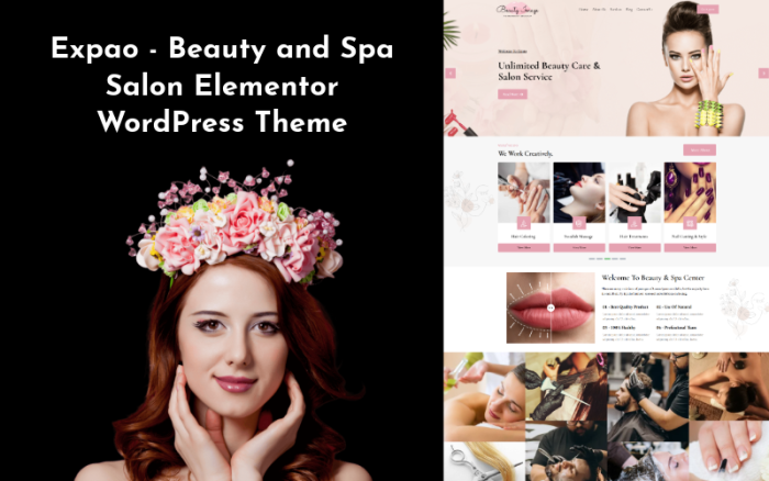 Expao - Güzellik ve Spa Salonu Elementor WordPress Teması