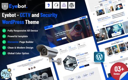 Eyebot - CCTV ve Güvenlik WordPress Teması