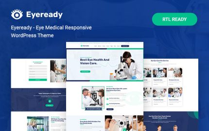 Eyeready - Eye Medical Mobil Uyumlu WordPress Teması