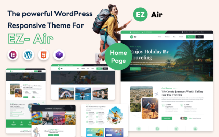 EZ Air: Bu Havadar ve Mobil Uyumlu WordPress Temasıyla Seyahat Acentenizi Yükseltin