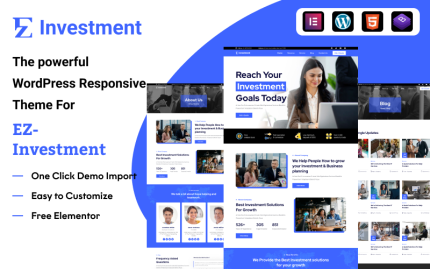 EZ Investment: Nihai Yatırım Bilgileri ve İçgörüleri WordPress Teması