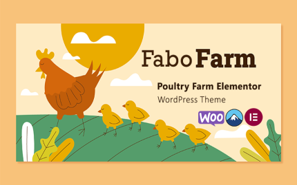 Fabofarm - Tavuk Çiftliği Elementor WordPress Teması