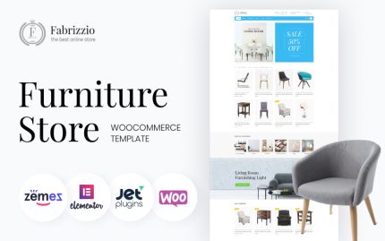 Fabrizzio - Modern Mobilya Woocommerce E-Ticaret Teması