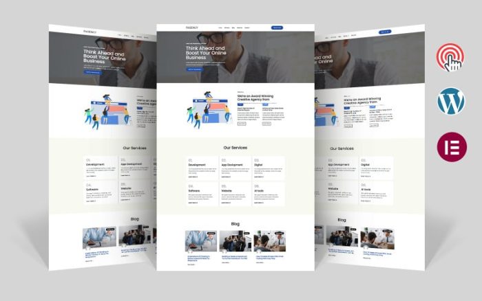 FAgency - Yaratıcı Ajans Elementor WordPress Teması