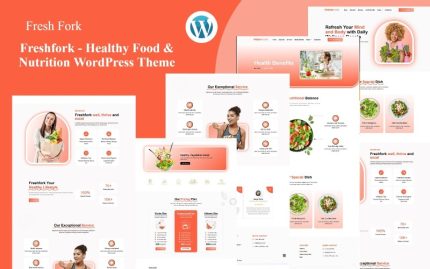 Fareshfork - Sağlıklı Gıda ve Restoran Beslenmesi WordPress Teması