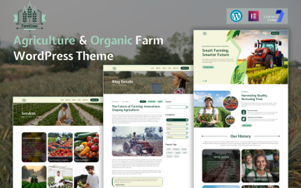 FarmCraze – Tarım ve Organik Çiftlik WordPress Teması