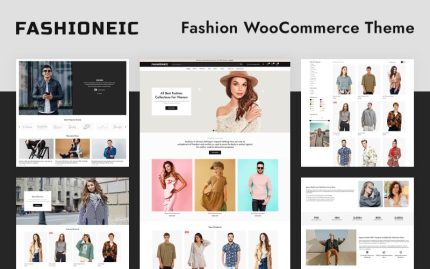 Fashioneic - Modern Moda Mağazası WooCommerce Elementor Teması
