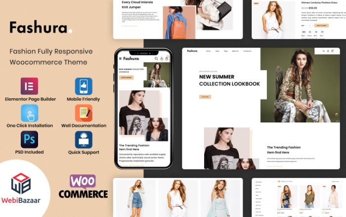 Fashura - Mobil Uyumlu Moda WooCommerce Teması