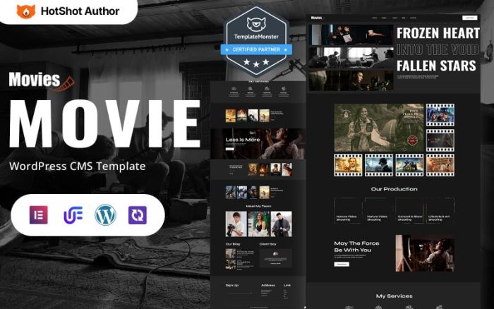 Filmler - Film Ve Film Stüdyosu WordPress Elementor Teması