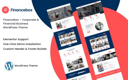 Financebox – Kurumsal ve Finansal İşletme WordPress Teması