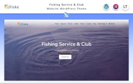 Fiske - Balıkçılık Hizmeti ve Club Elementor WordPress Teması