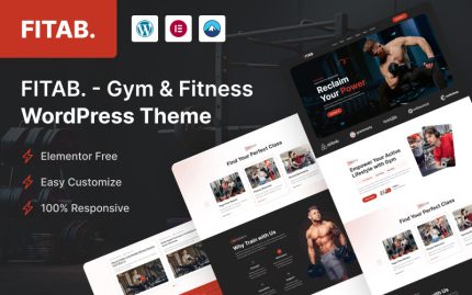 Fitab - Fitness ve Spor Salonu WordPress Teması