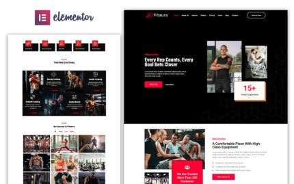 Fitaura - Spor Salonu ve Fitness WordPress Teması