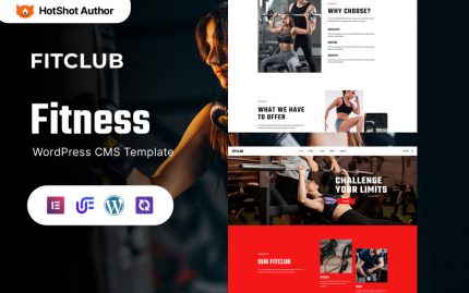 Fitclub - Spor Salonu Fitness Ve Vücut Geliştirme WordPress Elementor Teması
