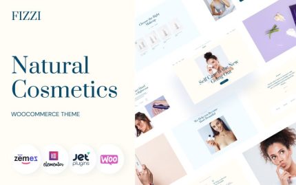 Fizzi - Doğal Kozmetik Web Sitesi Teması WooCommerce Teması