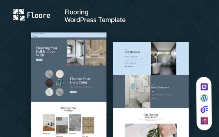 Floore - Fayans, Döşeme, Kaldırım ve Fayans WordPress Teması