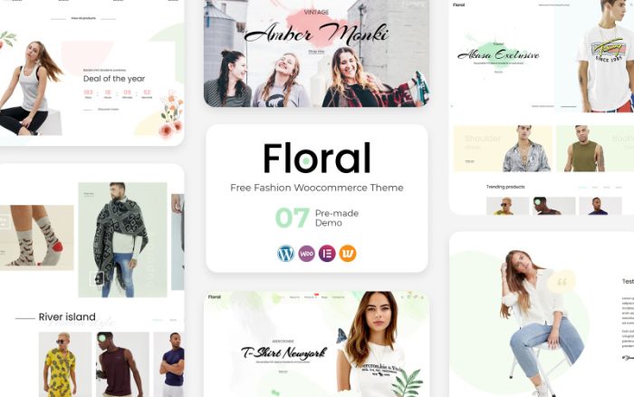 Floral - Moda ve Giyim E-Ticaret WordPress Teması
